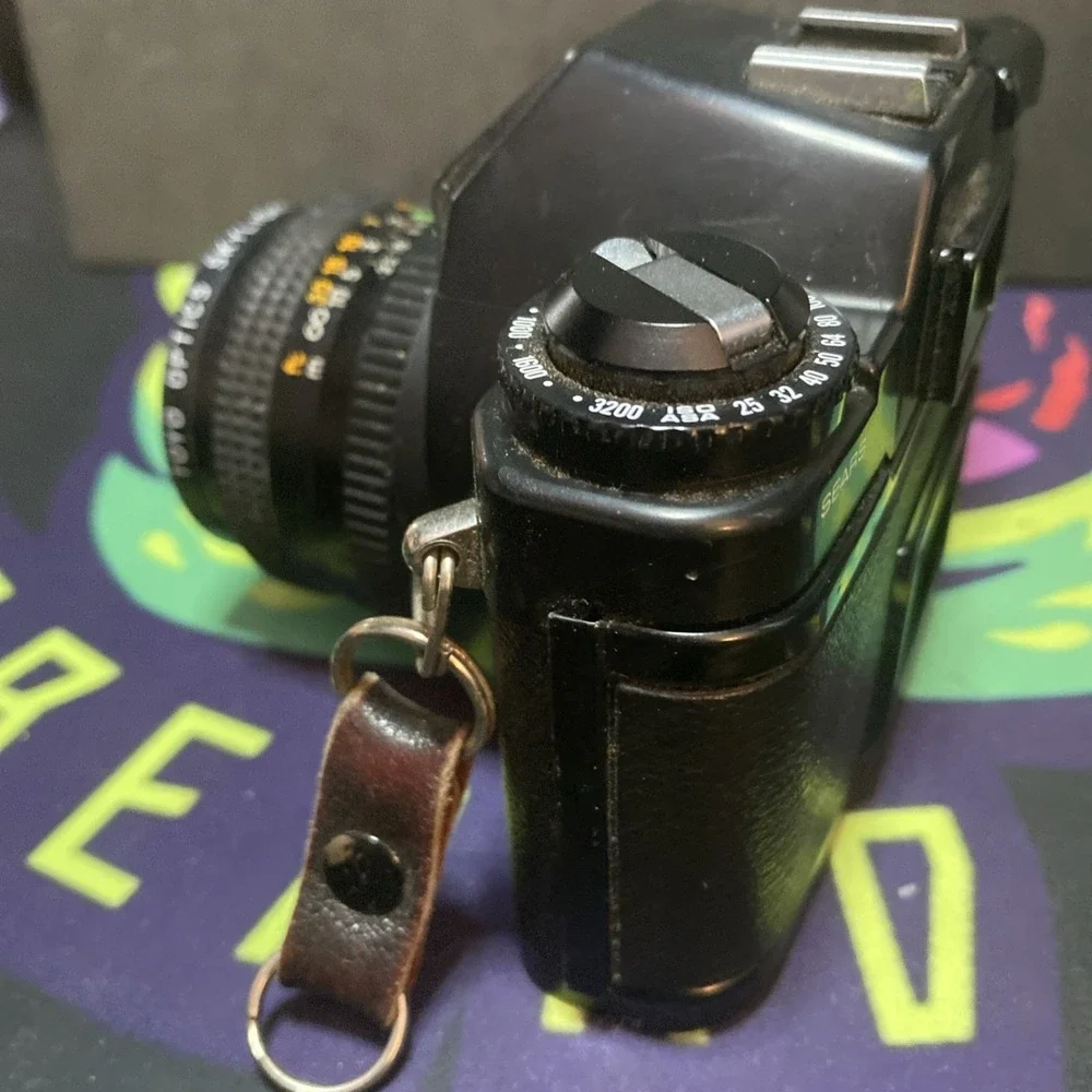 Nice Sears KSX-P Dual 2 Program 35mm Film Camera 50mm f1.7 Lens Untested A1